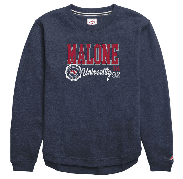 Victory Springs Ladies Crewneck | Heather Liberty Navy