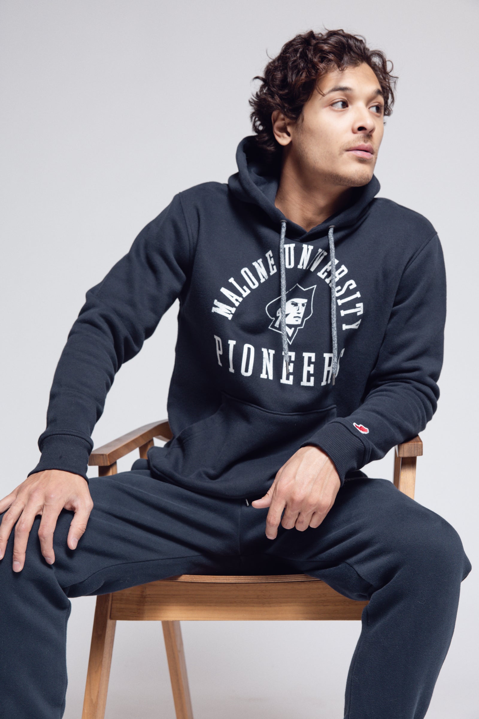 1991 Brushed Fleece Hood | Fall Navy – Malone Campus Store