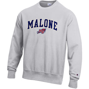 Reverse Weave Crew | Silver Grey