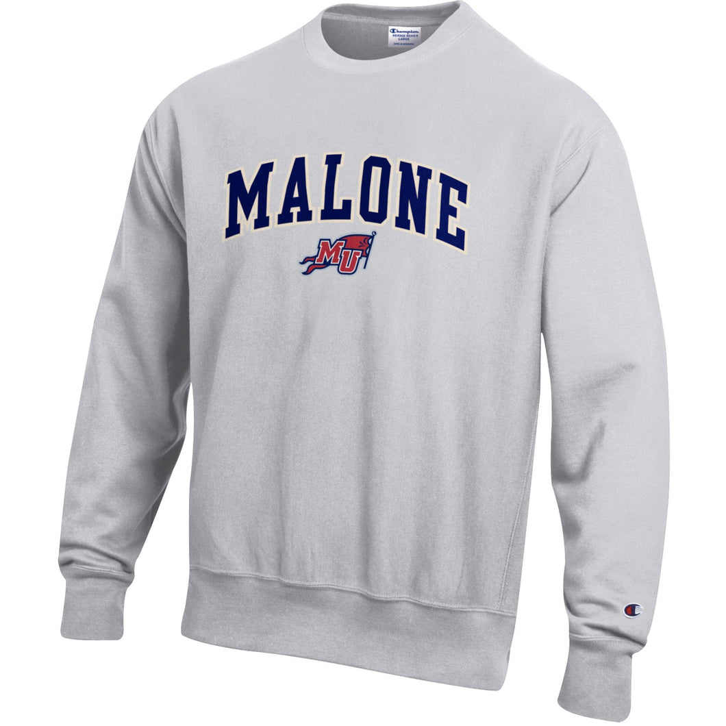 Reverse Weave Crew | Silver Grey