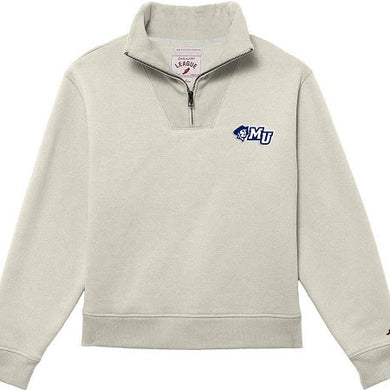 Ladies 1991 Brushes 1/4 Zip | Oatmeal