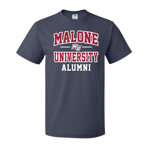 Malone Alumni Short Sleeve Tee, Navy