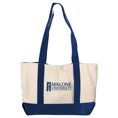 New Englander Tote, Ivory/Navy