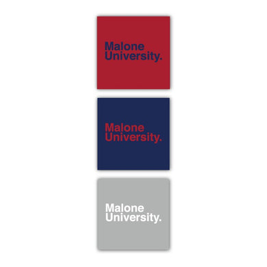 Malone 3-Pack Text Decals - J Square Series